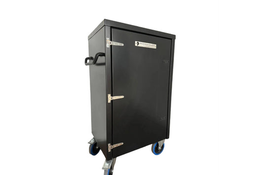 Paddock Blade Deluxe Aluminium Tack Locker in standard size, showcasing a sleek design and durable construction.