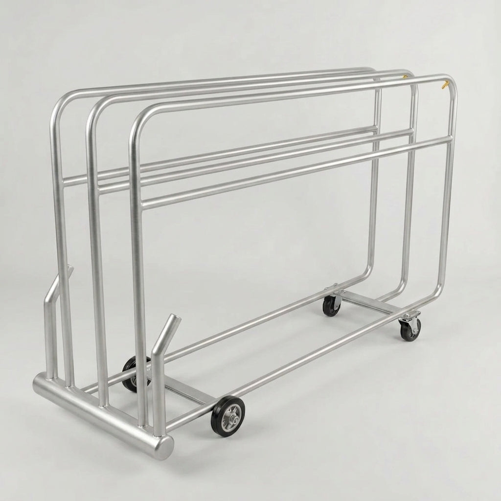 Stainless steel heated horse rug and boot dryer by Paddock Blade UK with 3 bars, designed for drying horse rugs and boots efficiently.