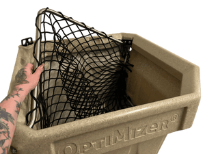 hay feed optimizer with net open