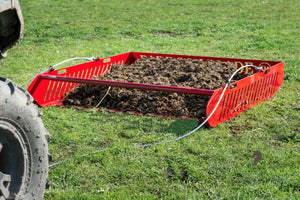 paddock blade full of manure