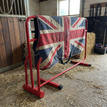 Horse rug drying on Electric Heated Horse Rug & Boot Dryer 