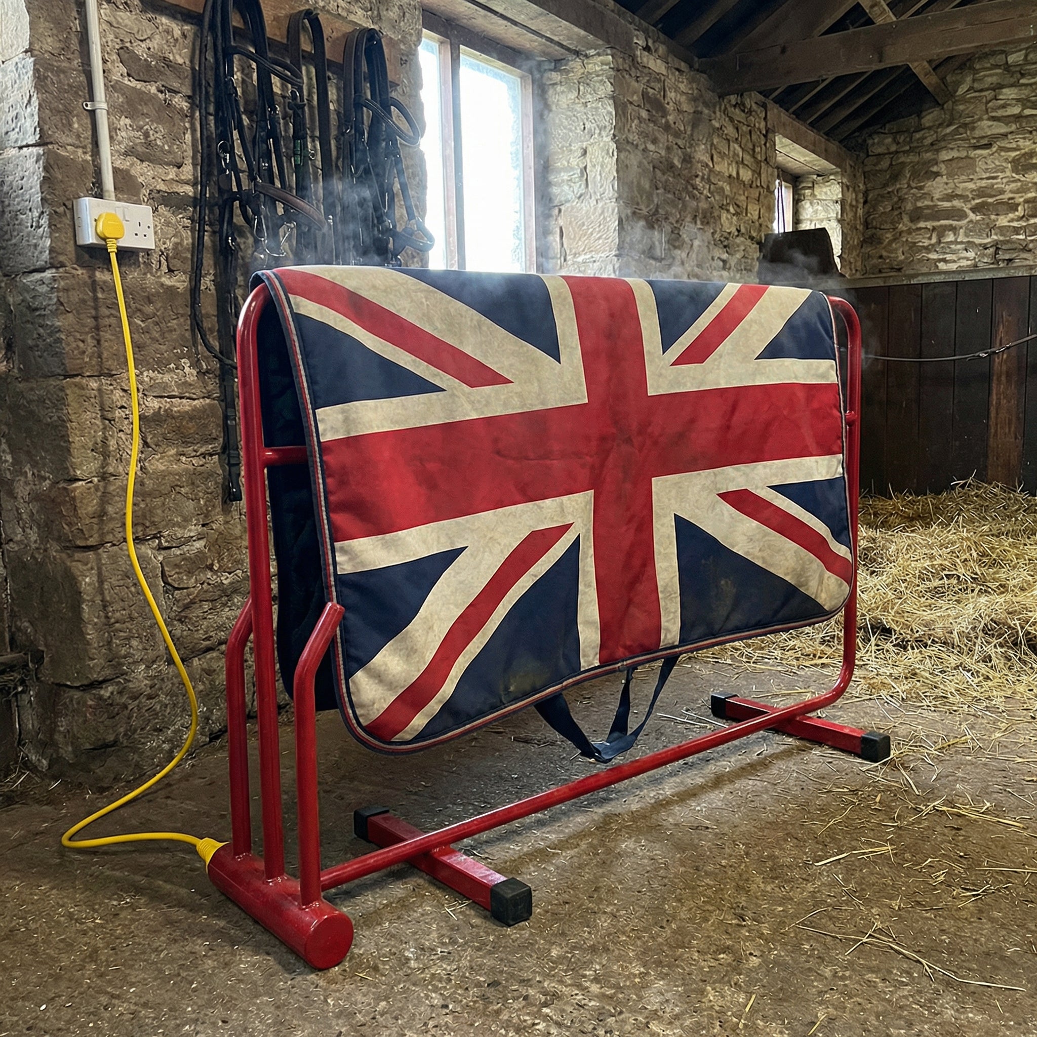 Heated horse rug and boot dryer from Paddock Blade UK, premium British-made drys horse rugs and boots efficiently.