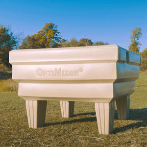 a hay feed optimizer in a field